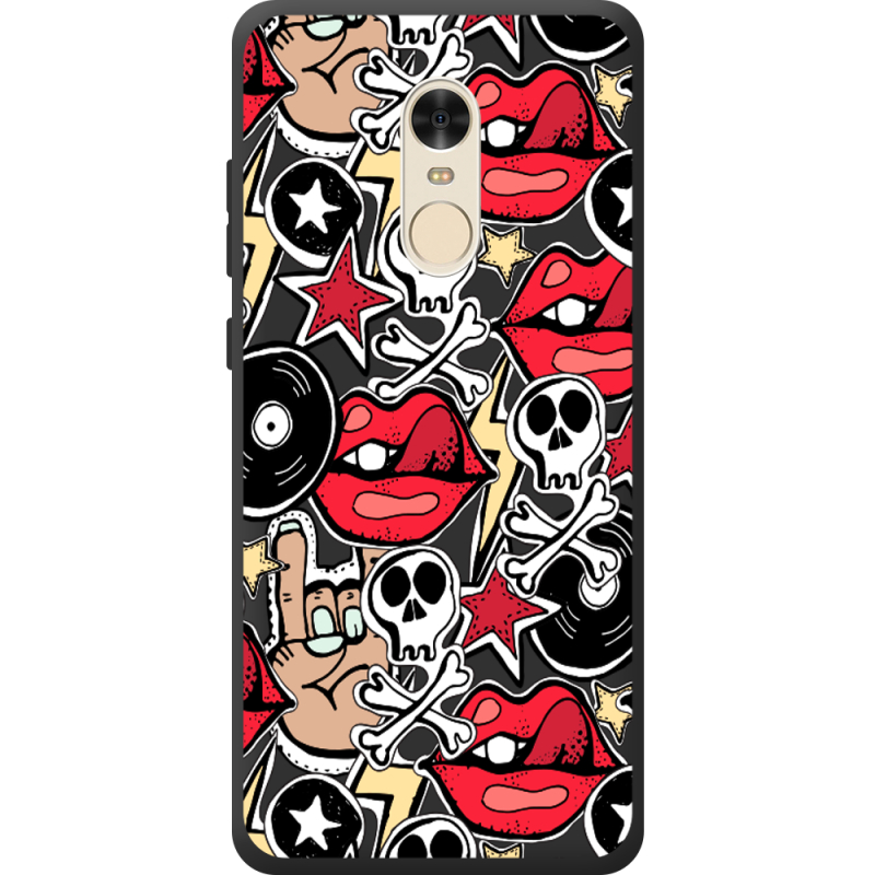 Черный чехол BoxFace Xiaomi Redmi Note 4x Rock Graffiti