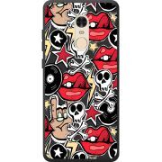 Черный чехол BoxFace Xiaomi Redmi Note 4x Rock Graffiti