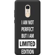 Черный чехол BoxFace Xiaomi Redmi Note 4x Limited Edition
