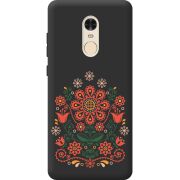Черный чехол BoxFace Xiaomi Redmi Note 4x Ukrainian Ornament
