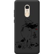 Черный чехол BoxFace Xiaomi Redmi Note 4x 