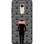 Черный чехол BoxFace Xiaomi Redmi Note 4 Man Pattern