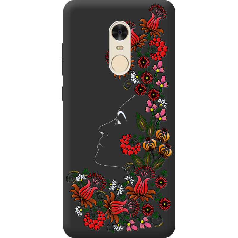 Черный чехол BoxFace Xiaomi Redmi Note 4 3D Ukrainian Muse