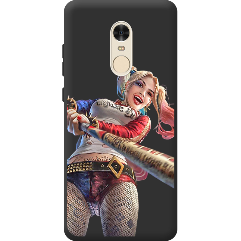 Черный чехол BoxFace Xiaomi Redmi Note 4 Happy Harley Quinn