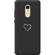Черный чехол BoxFace Xiaomi Redmi Note 4 My Heart