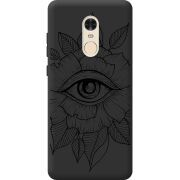 Черный чехол BoxFace Xiaomi Redmi Note 4 Eye