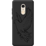 Черный чехол BoxFace Xiaomi Redmi Note 4 Dove