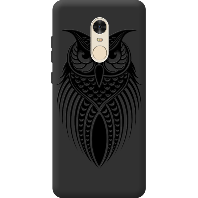 Черный чехол BoxFace Xiaomi Redmi Note 4 Owl