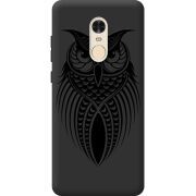 Черный чехол BoxFace Xiaomi Redmi Note 4 Owl