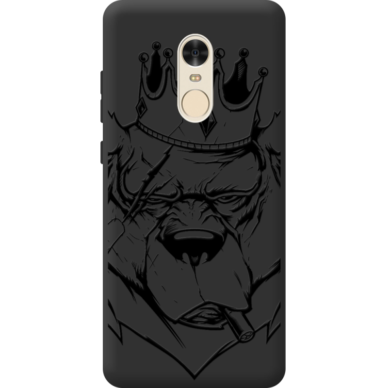 Черный чехол BoxFace Xiaomi Redmi Note 4 Bear King