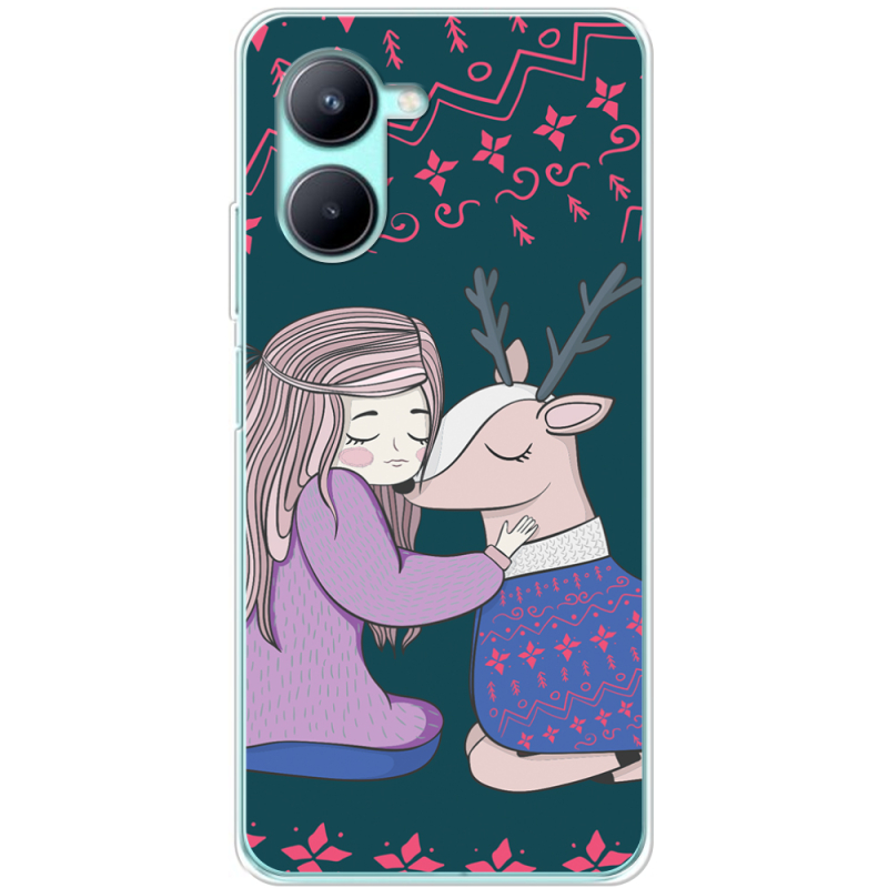 Чехол BoxFace Realme C33 Girl and deer