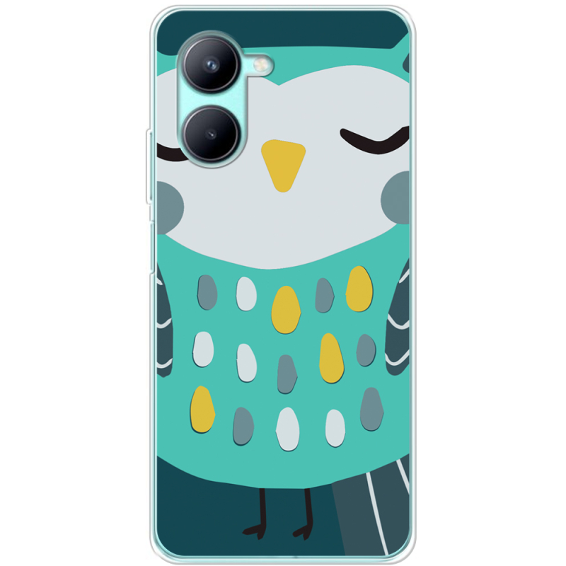 Чехол BoxFace Realme C33 Green Owl