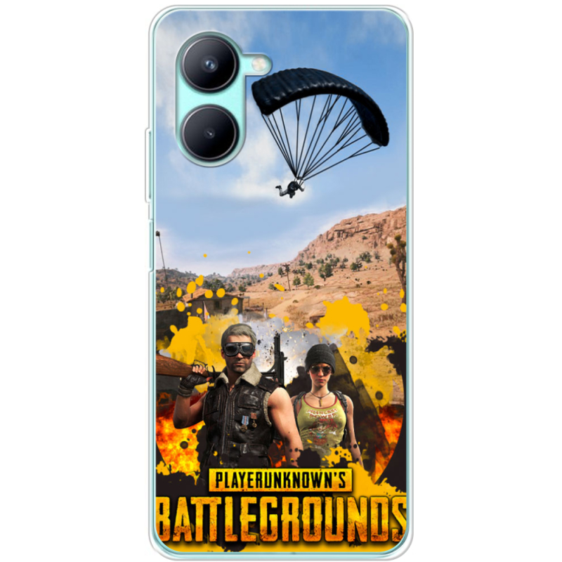 Чехол BoxFace Realme C33 Pubg parachute