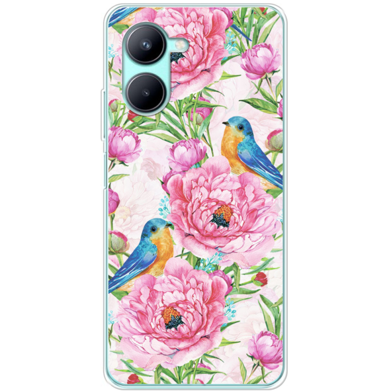 Чехол BoxFace Realme C33 Birds and Flowers