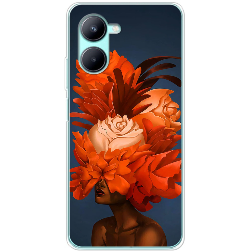 Чехол BoxFace Realme C33 Exquisite Orange Flowers