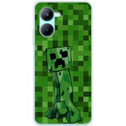 Чехол BoxFace Realme C33 Minecraft Creeper