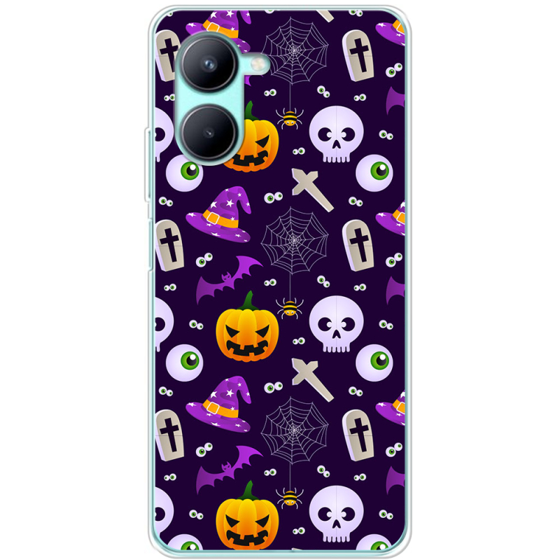 Чехол BoxFace Realme C33 Halloween Purple Mood