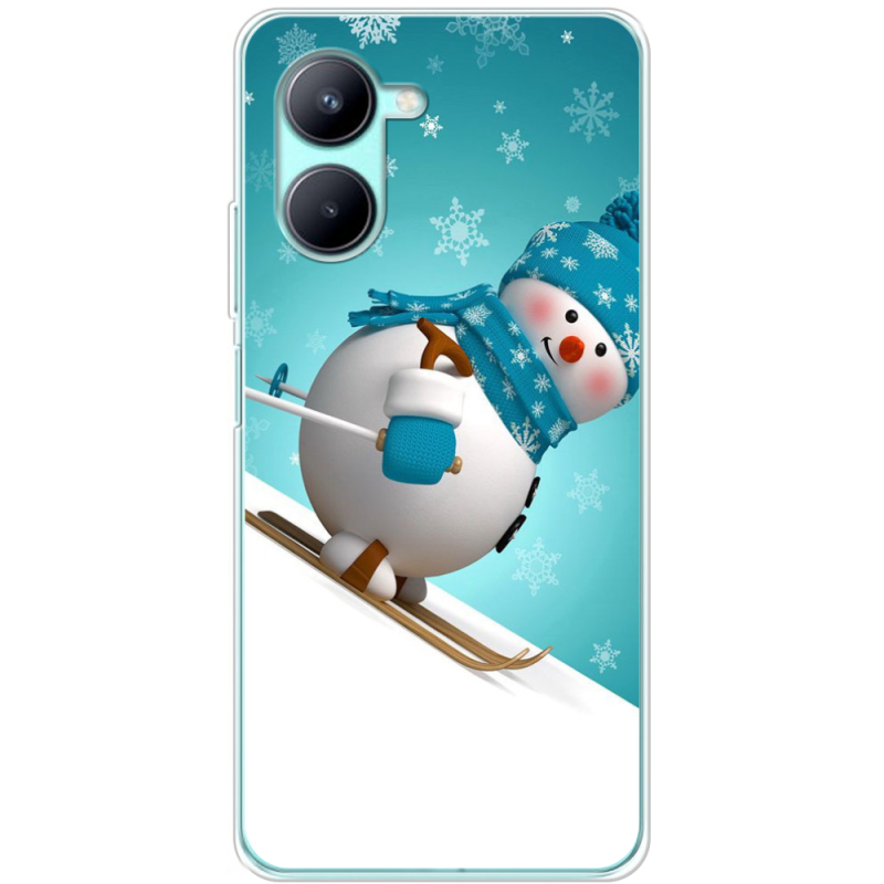 Чехол BoxFace Realme C33 Skier Snowman