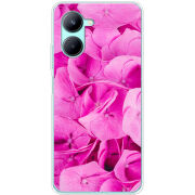 Чехол BoxFace Realme C33 Pink Flowers