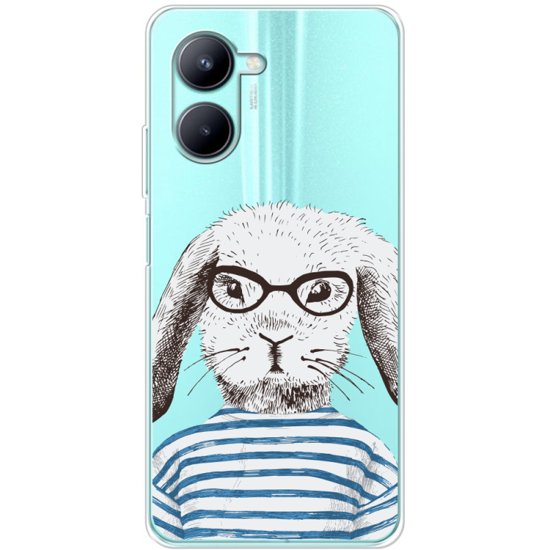 Прозрачный чехол BoxFace Realme C33 MR. Rabbit