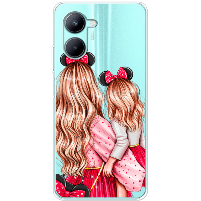 Прозрачный чехол BoxFace Realme C33 Mouse Girls