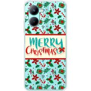 Прозрачный чехол BoxFace Realme C33 Vintage Christmas Pattern