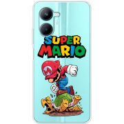 Прозрачный чехол BoxFace Realme C33 Super Mario