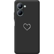 Черный чехол BoxFace Realme C33 My Heart