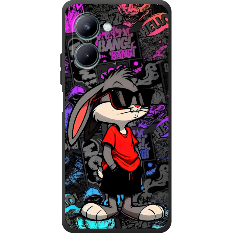 Черный чехол BoxFace Realme C33 Малий вухань