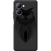 Черный чехол BoxFace Realme C33 Owl