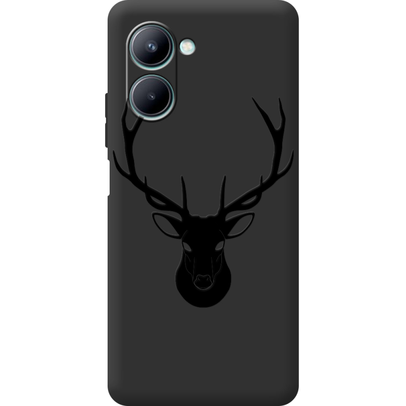 Черный чехол BoxFace Realme C33 Deer