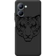 Черный чехол BoxFace Realme C33 Tiger