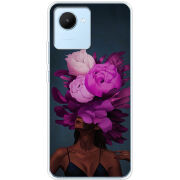 Чехол BoxFace Realme C30 Exquisite Purple Flowers