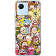 Чехол BoxFace Realme C30 Rick and Morty