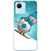 Чехол BoxFace Realme C30 Skier Snowman