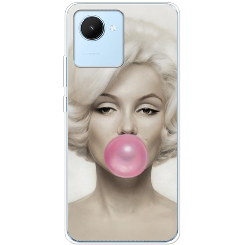 Чехол BoxFace Realme C30 Marilyn Monroe Bubble Gum