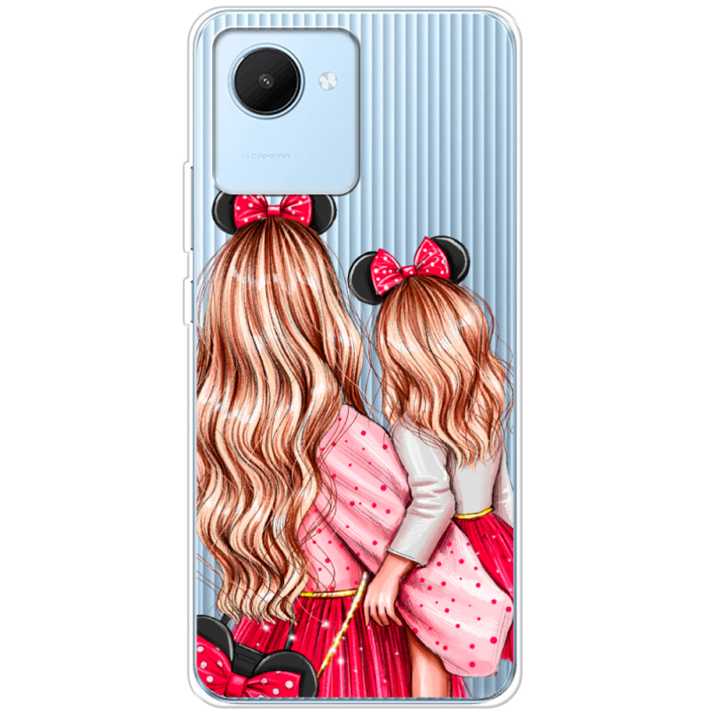 Прозрачный чехол BoxFace Realme C30 Mouse Girls