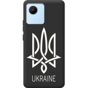 Черный чехол BoxFace Realme C30 Тризуб монограмма ukraine
