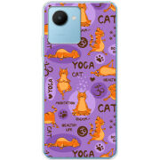 Чехол BoxFace Realme C30s Yoga Cat