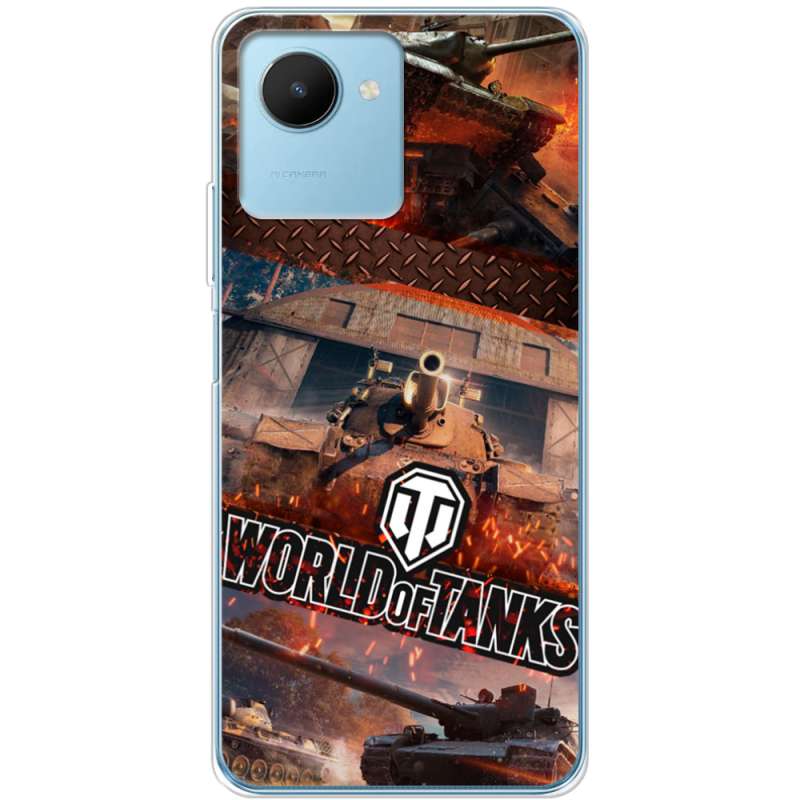 Чехол BoxFace Realme C30s World Of Tanks