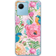 Чехол BoxFace Realme C30s Birds in Flowers