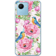 Чехол BoxFace Realme C30s Birds and Flowers