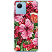 Чехол BoxFace Realme C30s Tropical Flowers