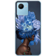 Чехол BoxFace Realme C30s Exquisite Blue Flowers