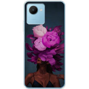 Чехол BoxFace Realme C30s Exquisite Purple Flowers