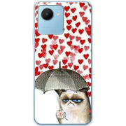 Чехол BoxFace Realme C30s Raining Hearts