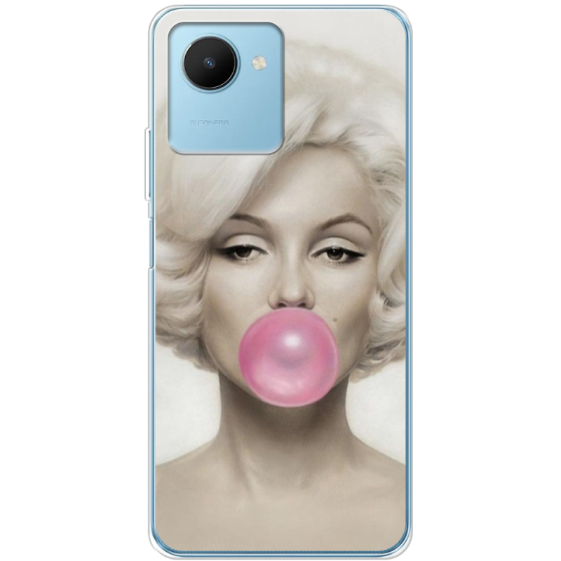 Чехол BoxFace Realme C30s Marilyn Monroe Bubble Gum