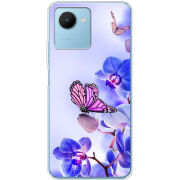 Чехол BoxFace Realme C30s Orchids and Butterflies