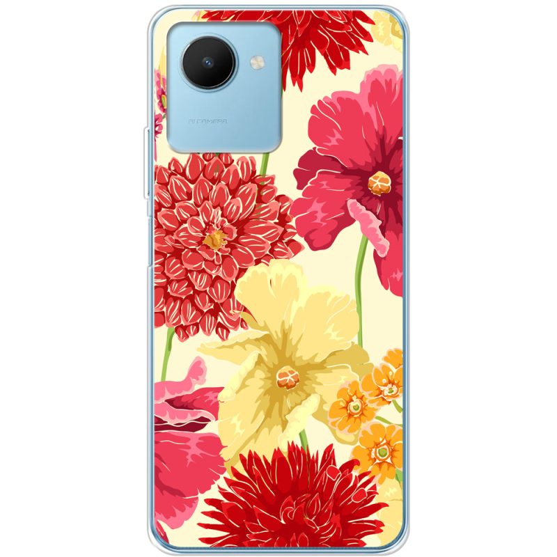 Чехол BoxFace Realme C30s Flower Bed