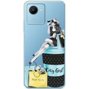 Прозрачный чехол BoxFace Realme C30s City Girl